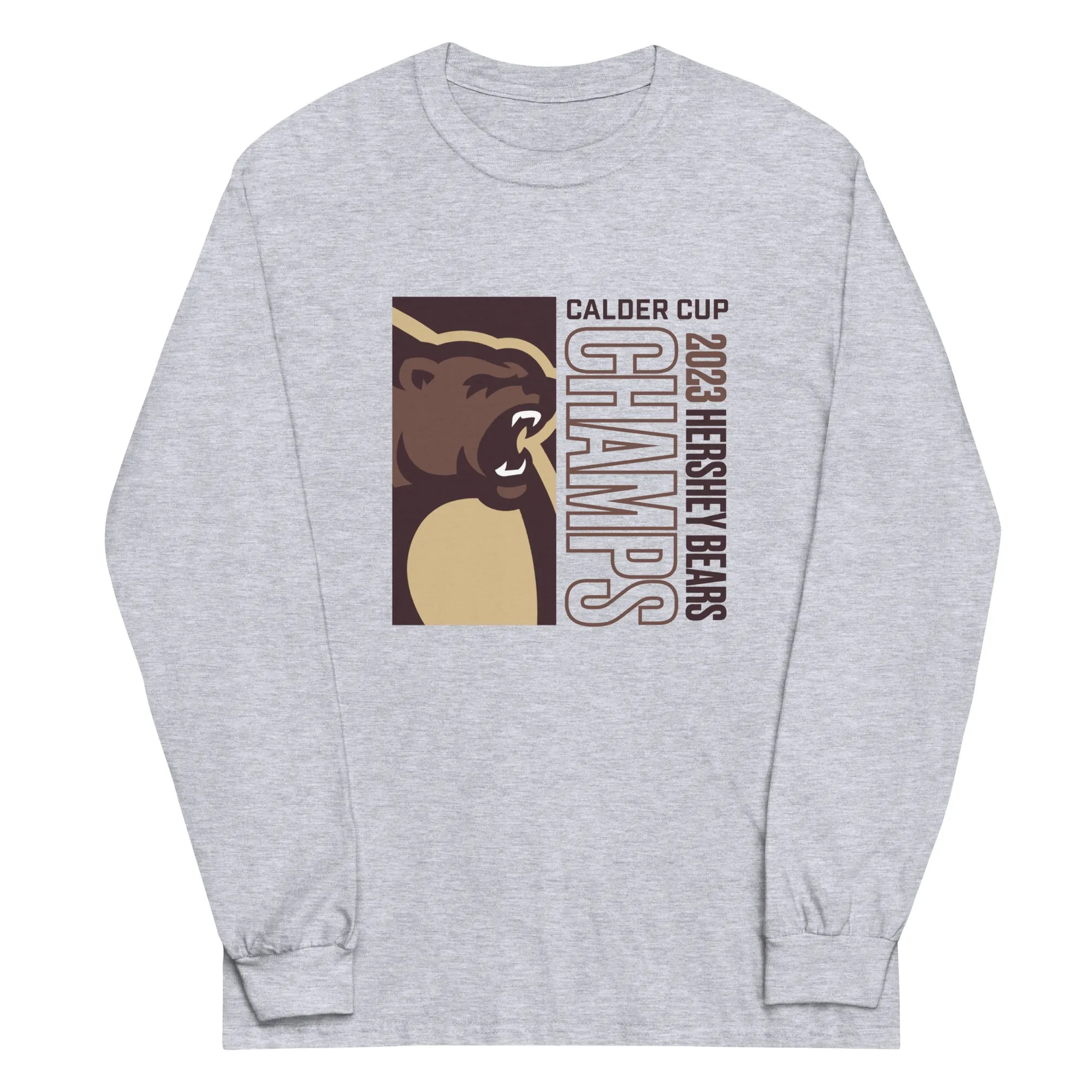 Hershey Bears 2023 Calder Cup Champions Adult Icon Long Sleeve Shirt