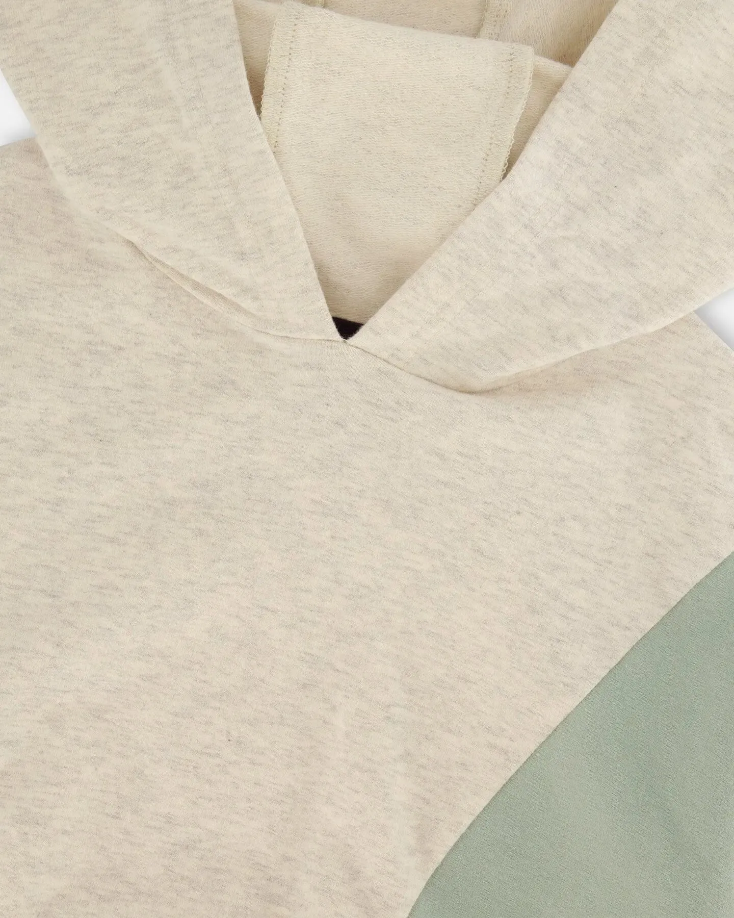 Hooded Sweatshirt Colorblock Beige, Navy And Pink