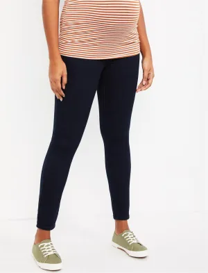 Indigo Blue Secret Fit Belly Super Stretch Skinny Maternity Jeans in Dark Wash
