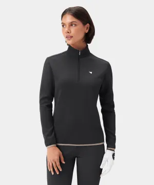 Jade Black Therma Quarter Zip