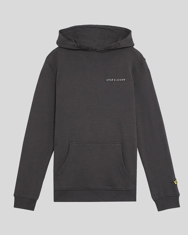 Kids Script Embroidered Hoodie