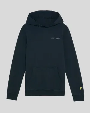 Kids Script Embroidered Hoodie