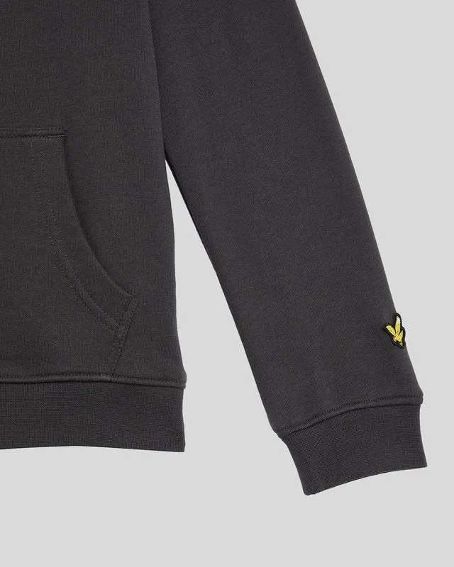 Kids Script Embroidered Hoodie