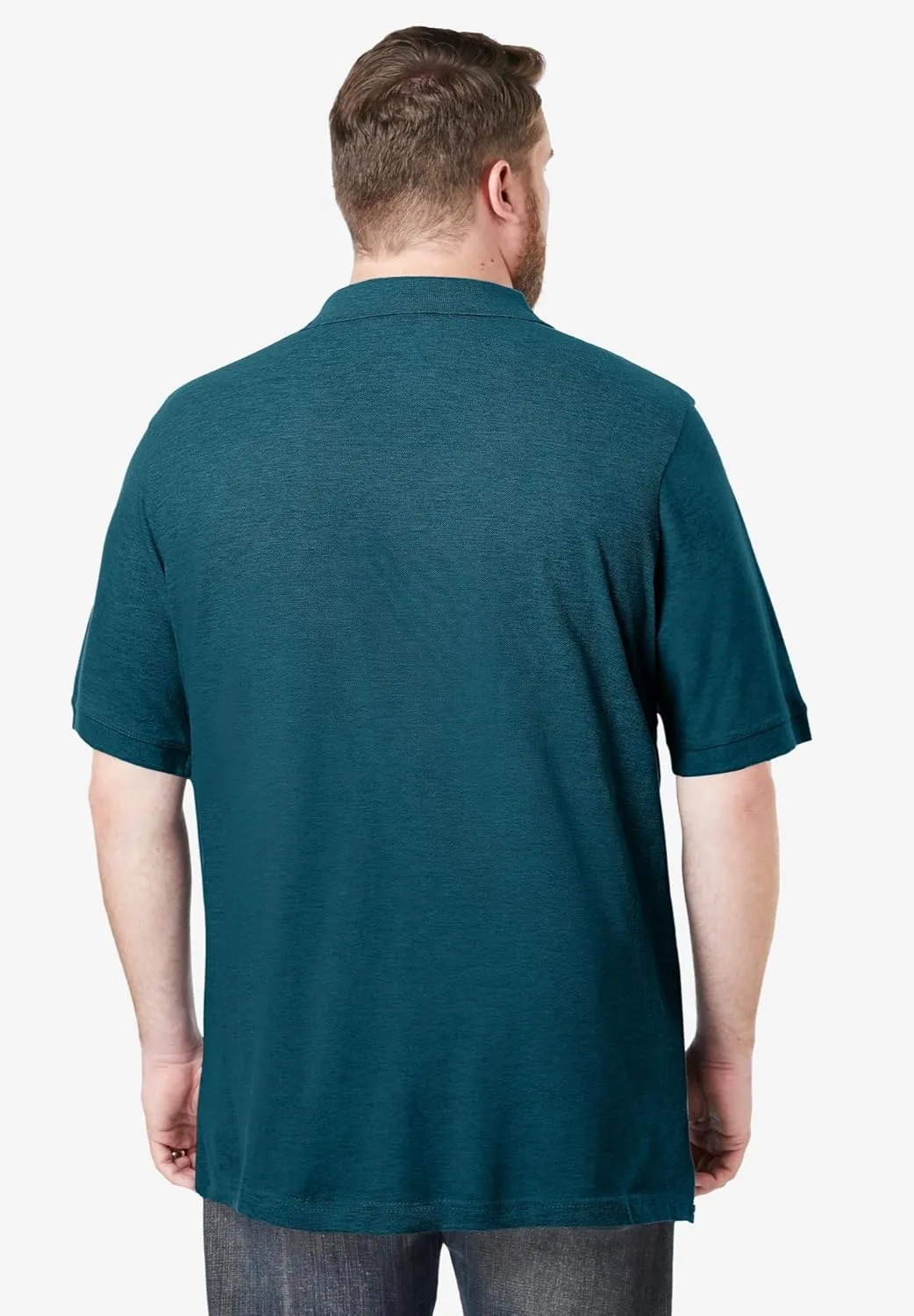 KingSize Men's Big & Tall Shrink-Less Piqu Polo Shirt