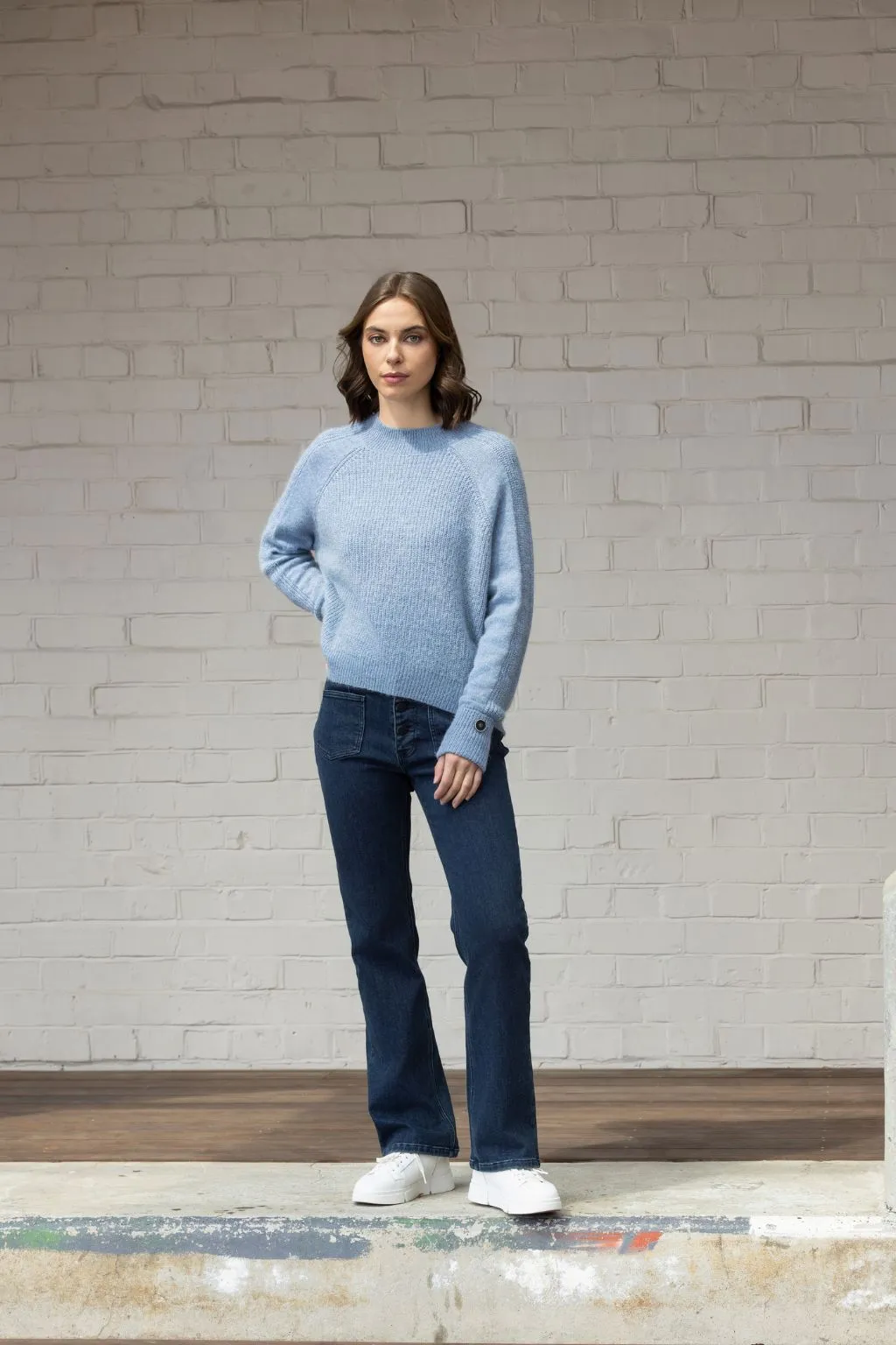 Knewe Mia Sweater Sky Blue
