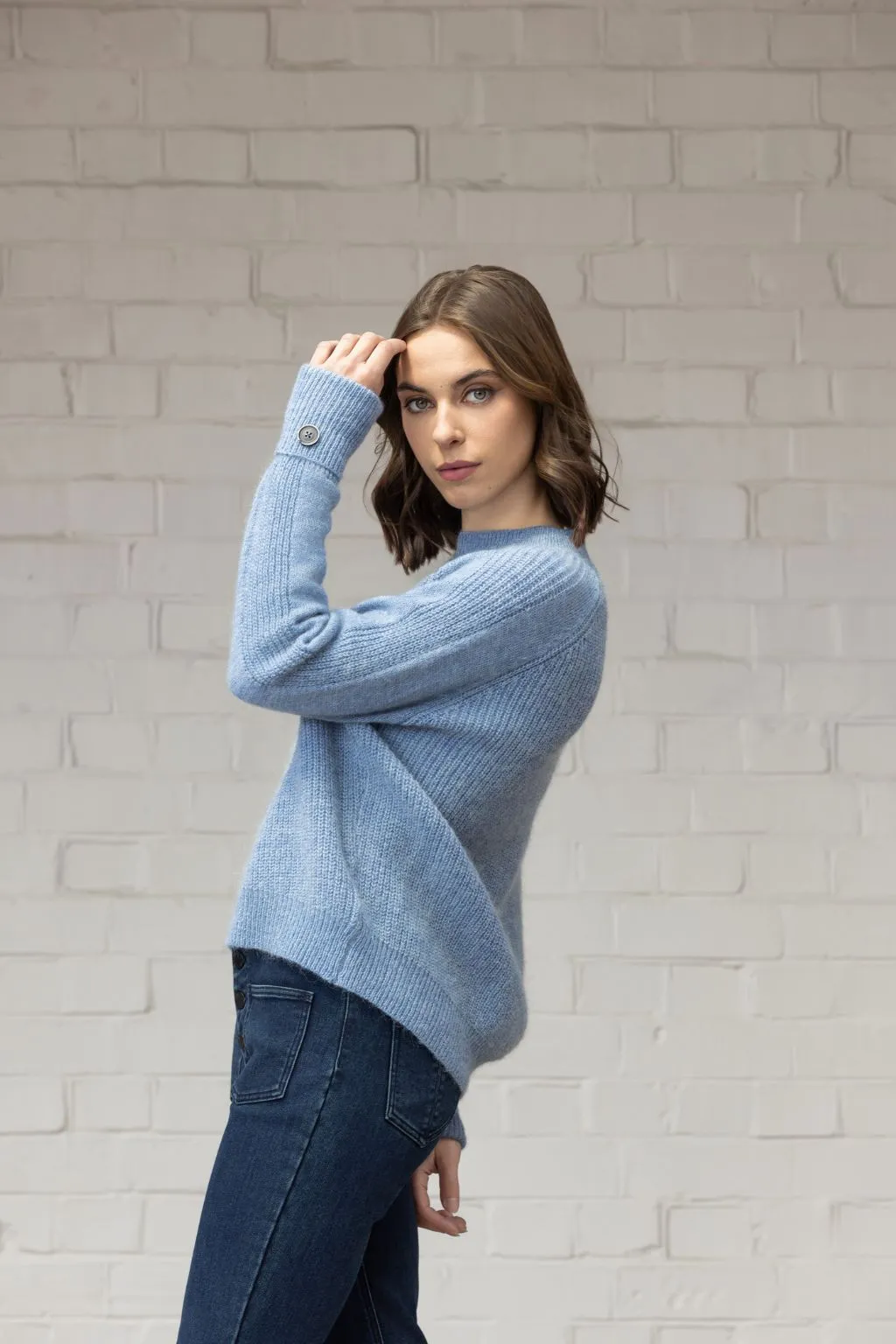 Knewe Mia Sweater Sky Blue