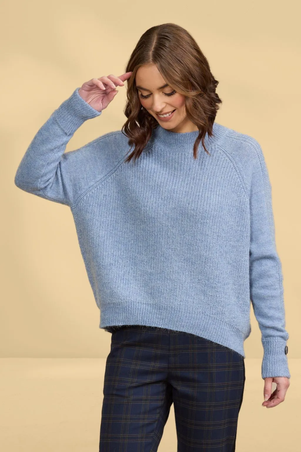 Knewe Mia Sweater Sky Blue
