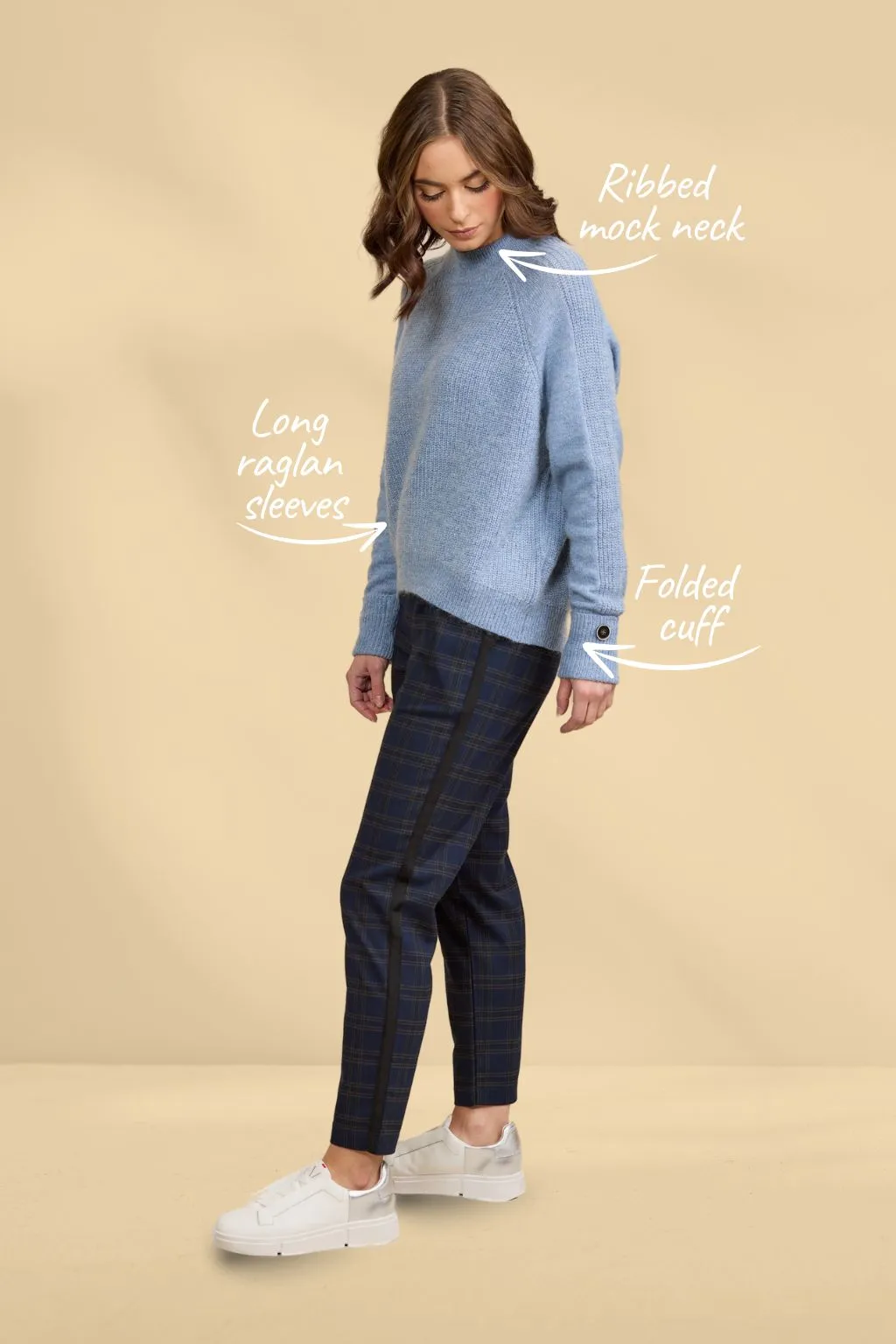 Knewe Mia Sweater Sky Blue