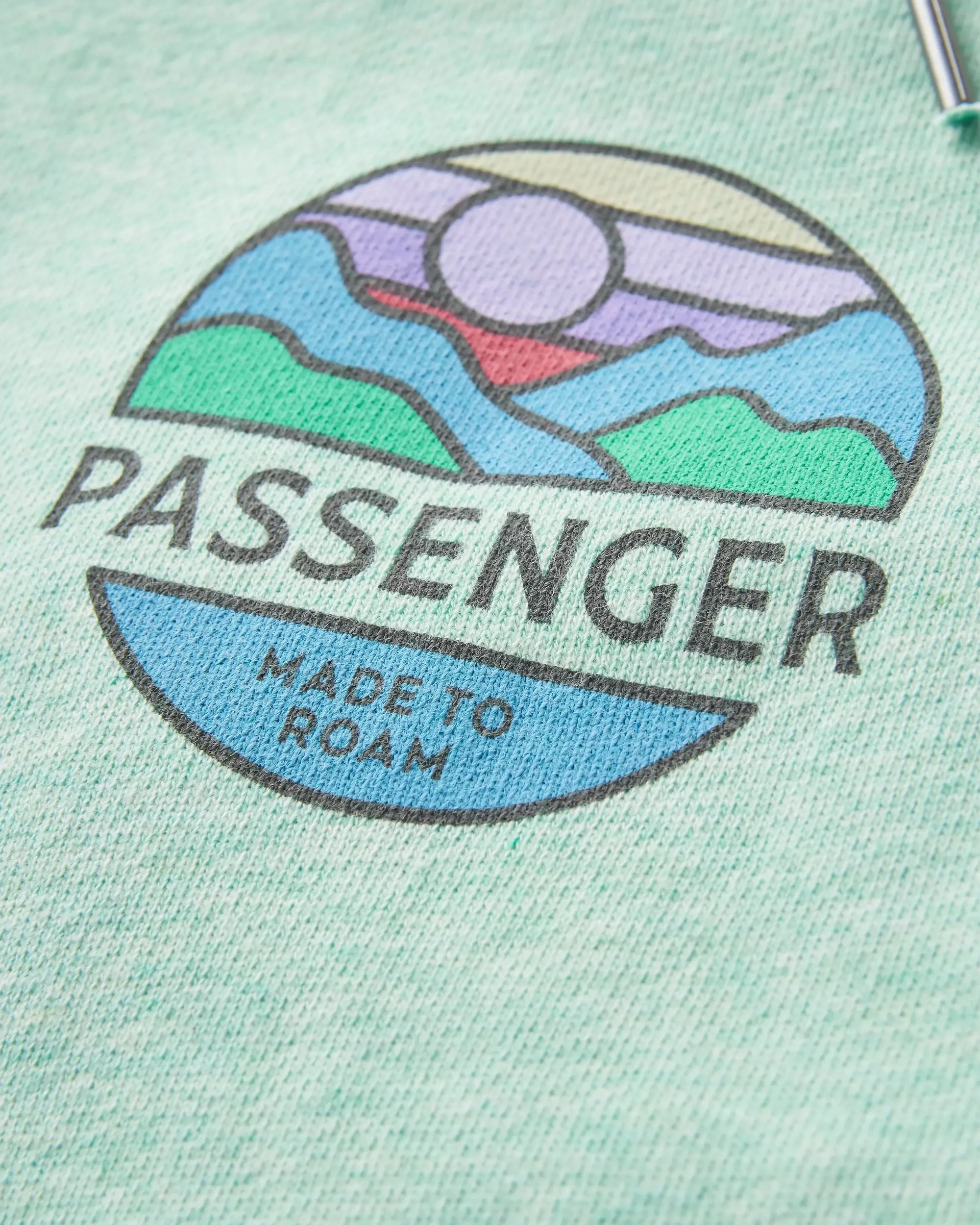 Laidback Organic Cotton Hoodie - Aqua Marl