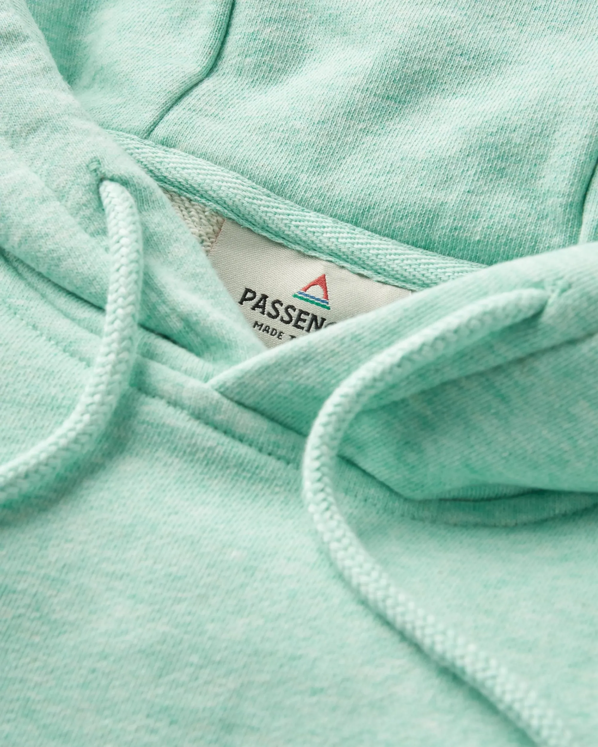 Laidback Organic Cotton Hoodie - Aqua Marl