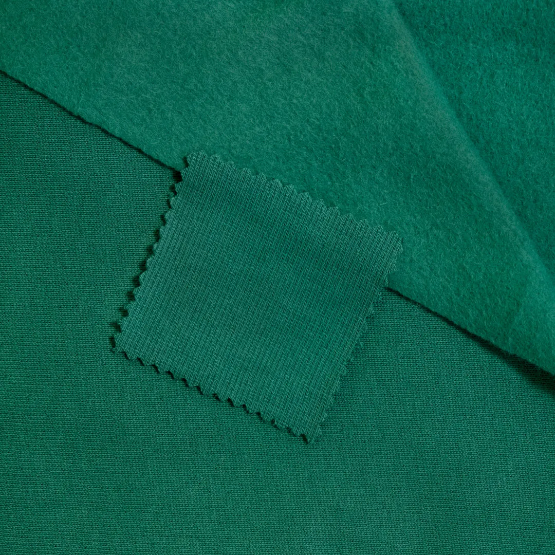 Laidback Organic Cotton Sweatshirt Fleece - Emerald