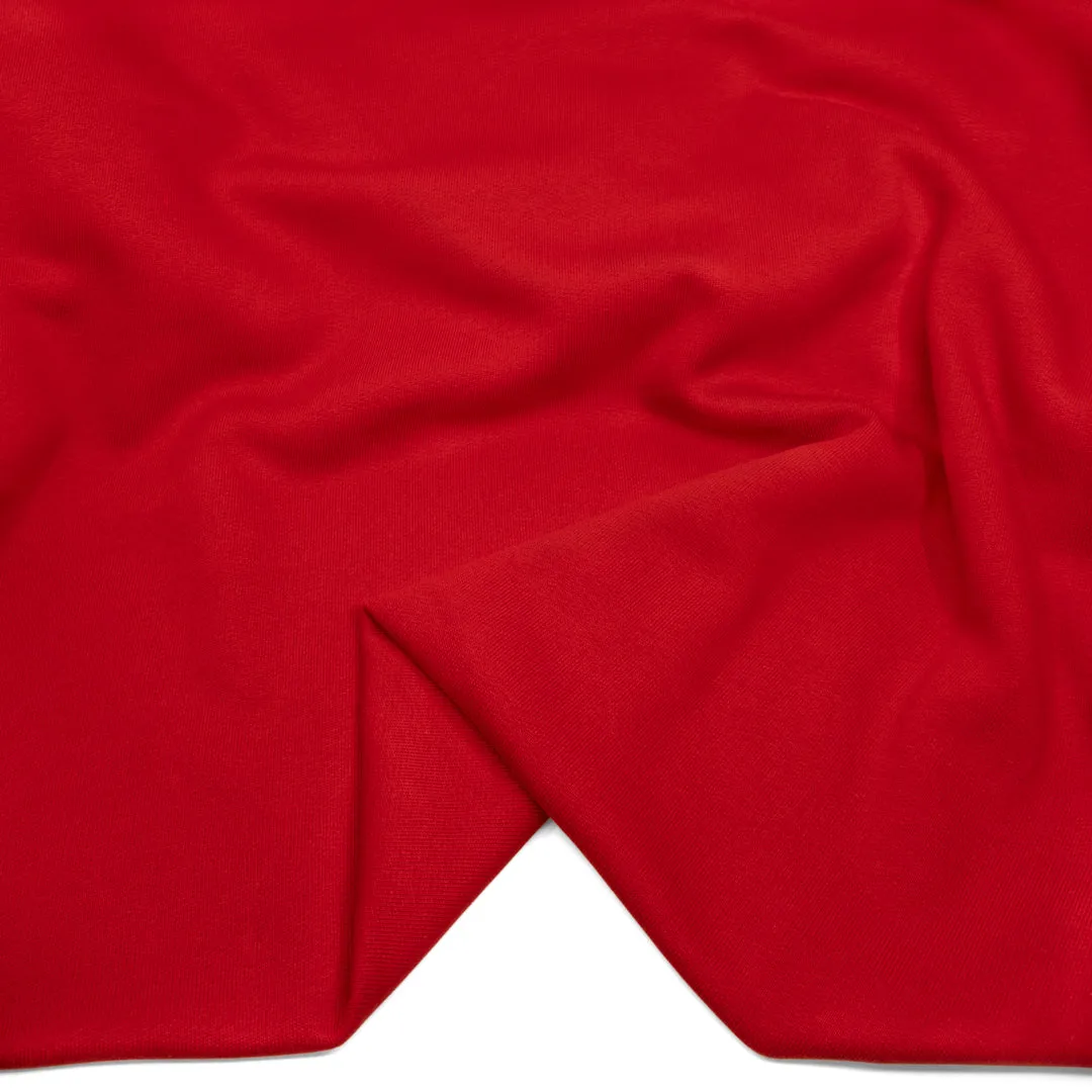 Laidback Organic Cotton Sweatshirt Fleece - Fire Red