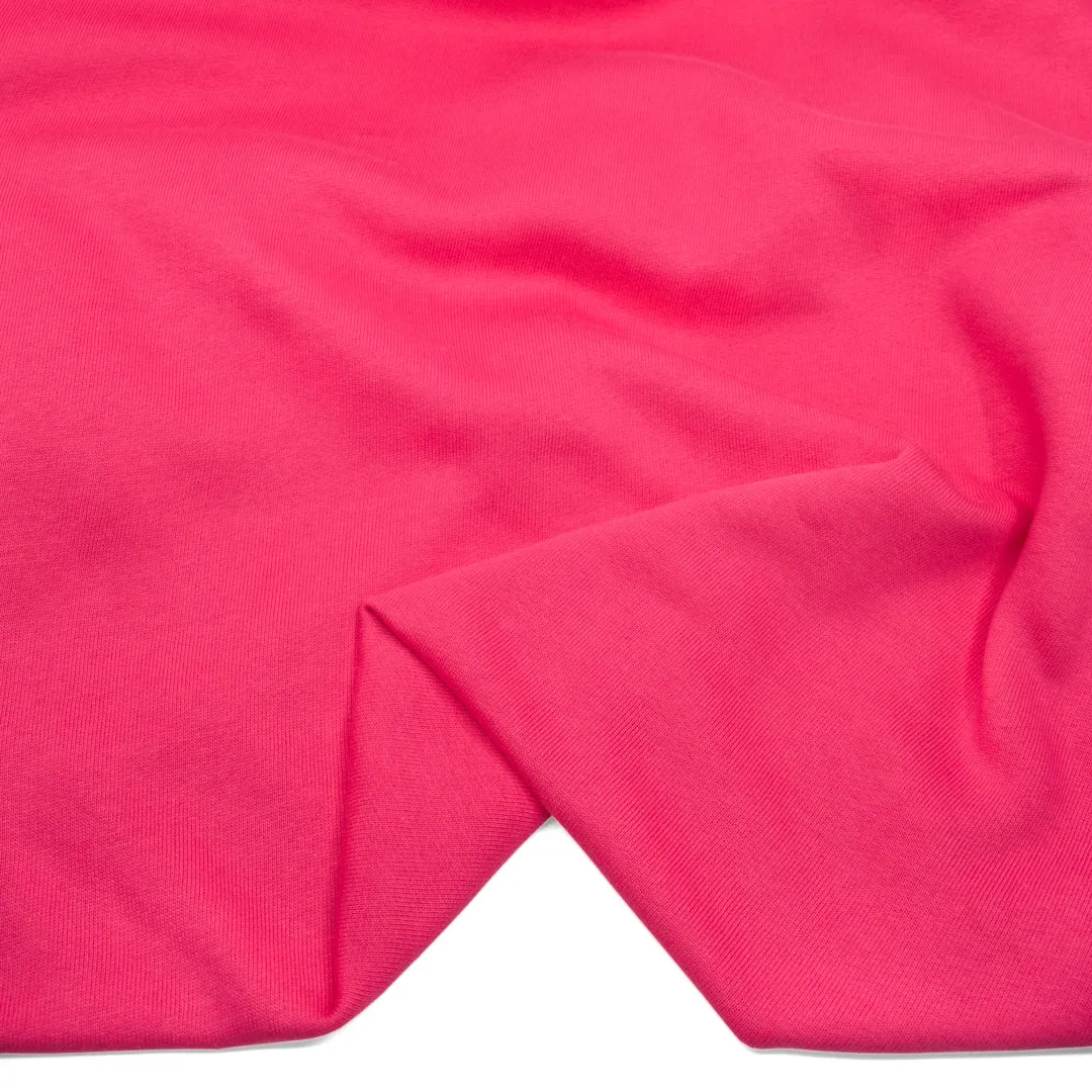 Laidback Organic Cotton Sweatshirt Fleece - Punch