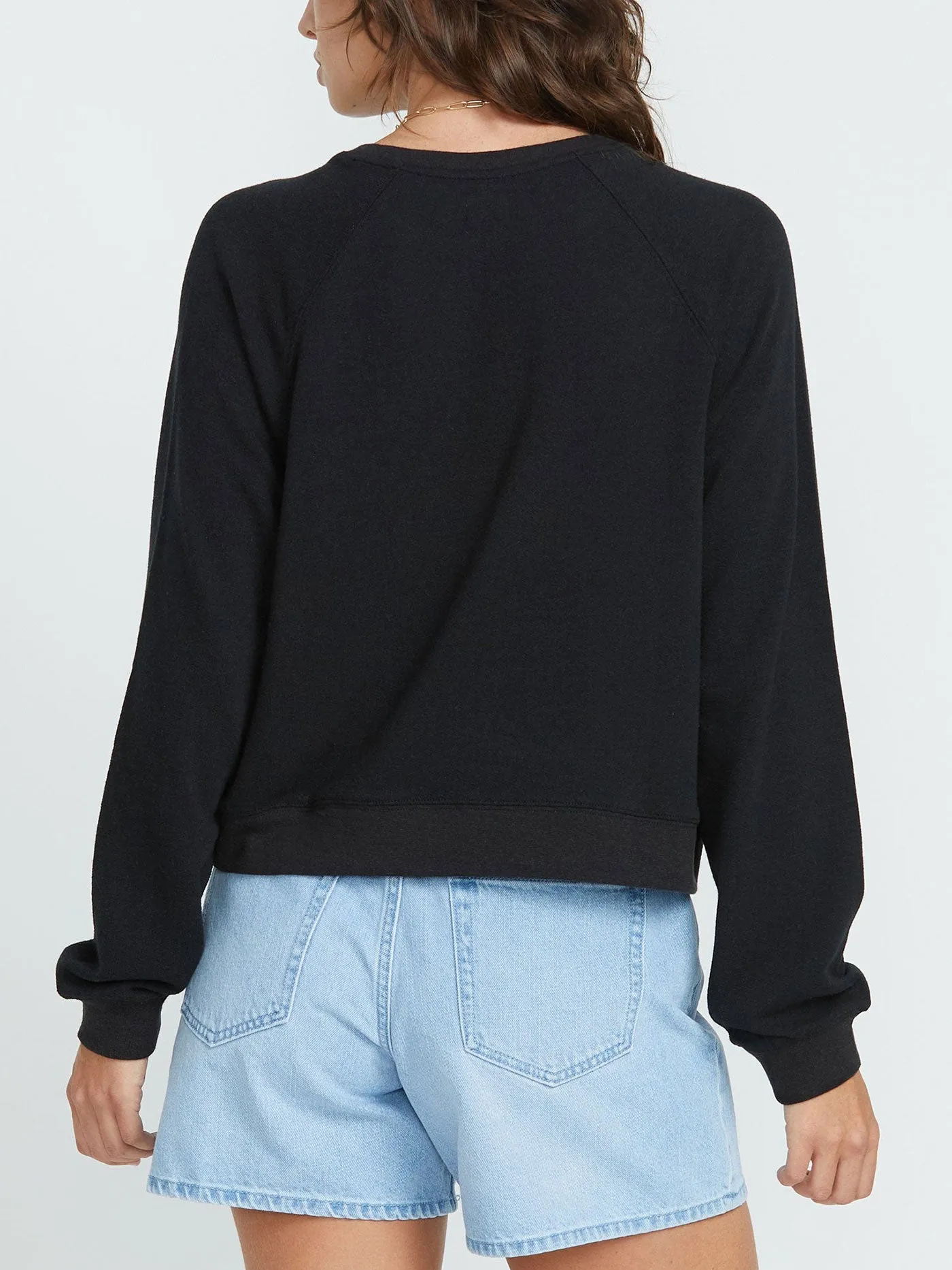 Lil Frenchie Raglan Crewneck Sweatshirt