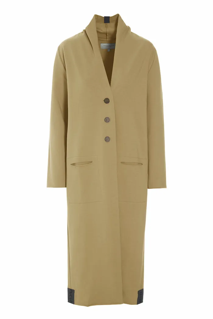 LONG CARDIGAN - 77002 - OLIVE