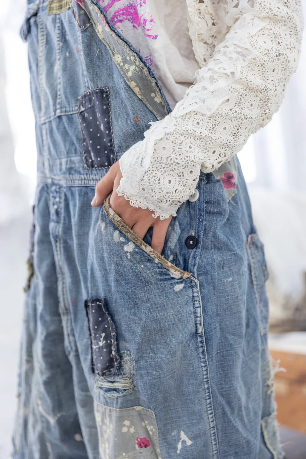Magnolia Pearl Benjamin Wide Leg Overalls