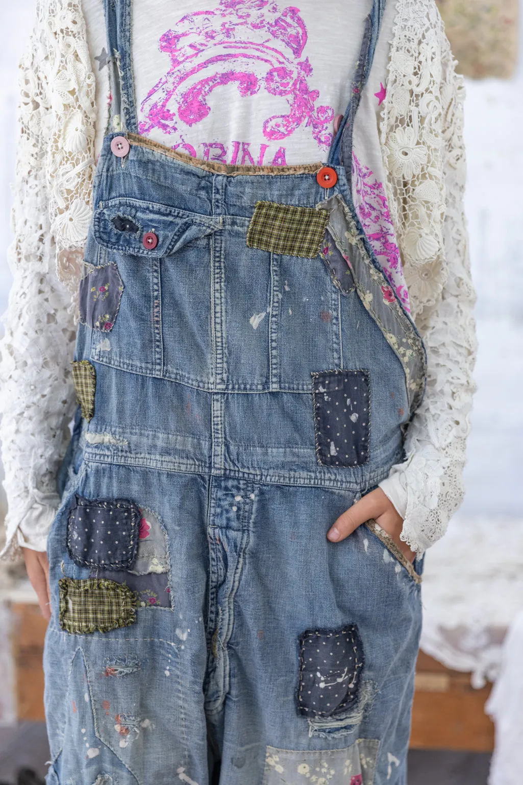 Magnolia Pearl Benjamin Wide Leg Overalls
