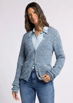 marled cardi sweater