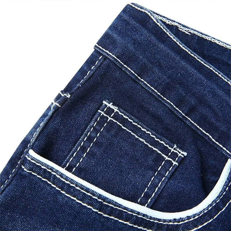 Men's Business Casual Stretch Denim Jeans – Comfortable & Stylish for Daily Wear