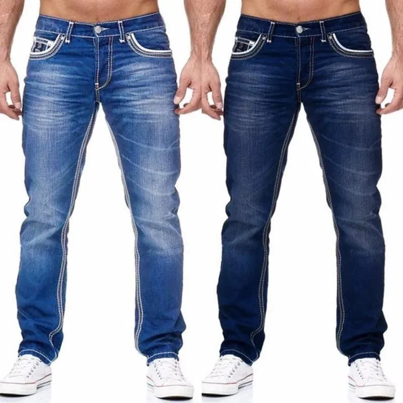 Men's Business Casual Stretch Denim Jeans – Comfortable & Stylish for Daily Wear