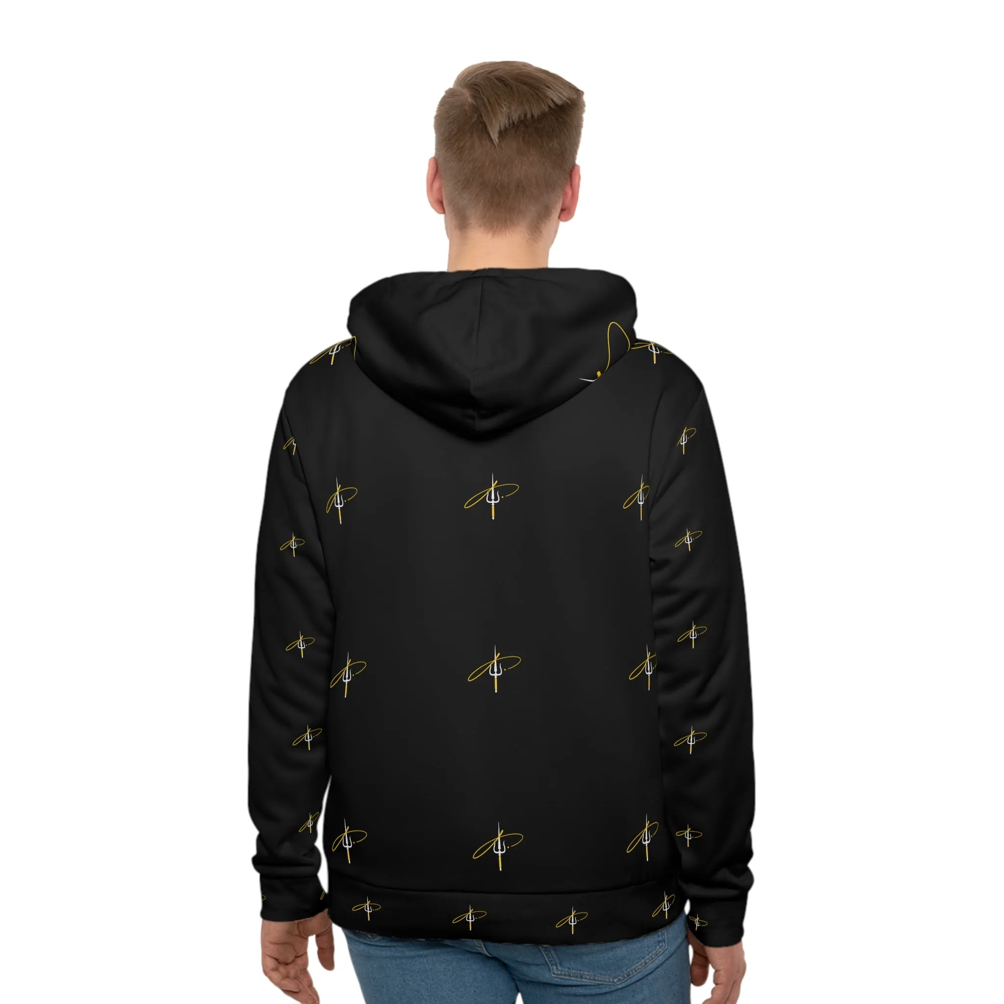 Men's Hoodie (AOP)White Sword Just Fly Fashion