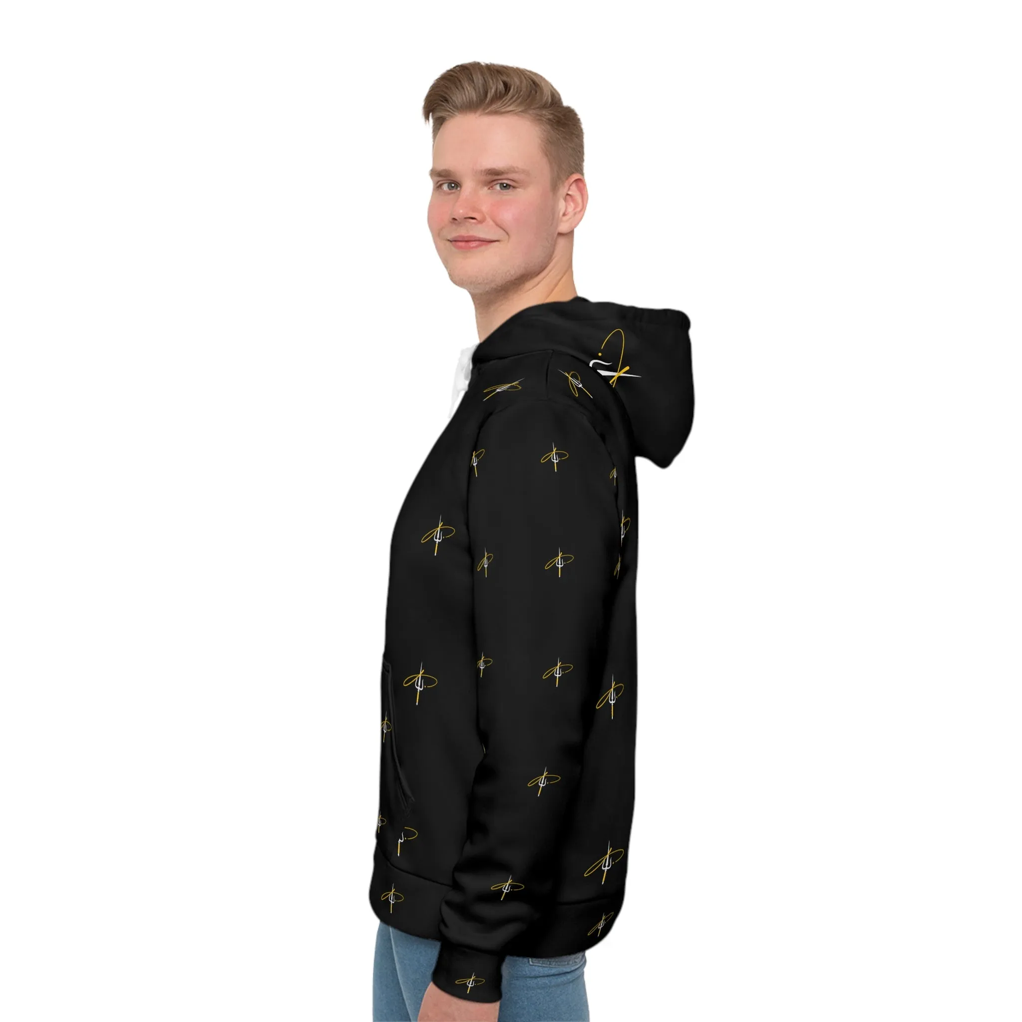 Men's Hoodie (AOP)White Sword Just Fly Fashion