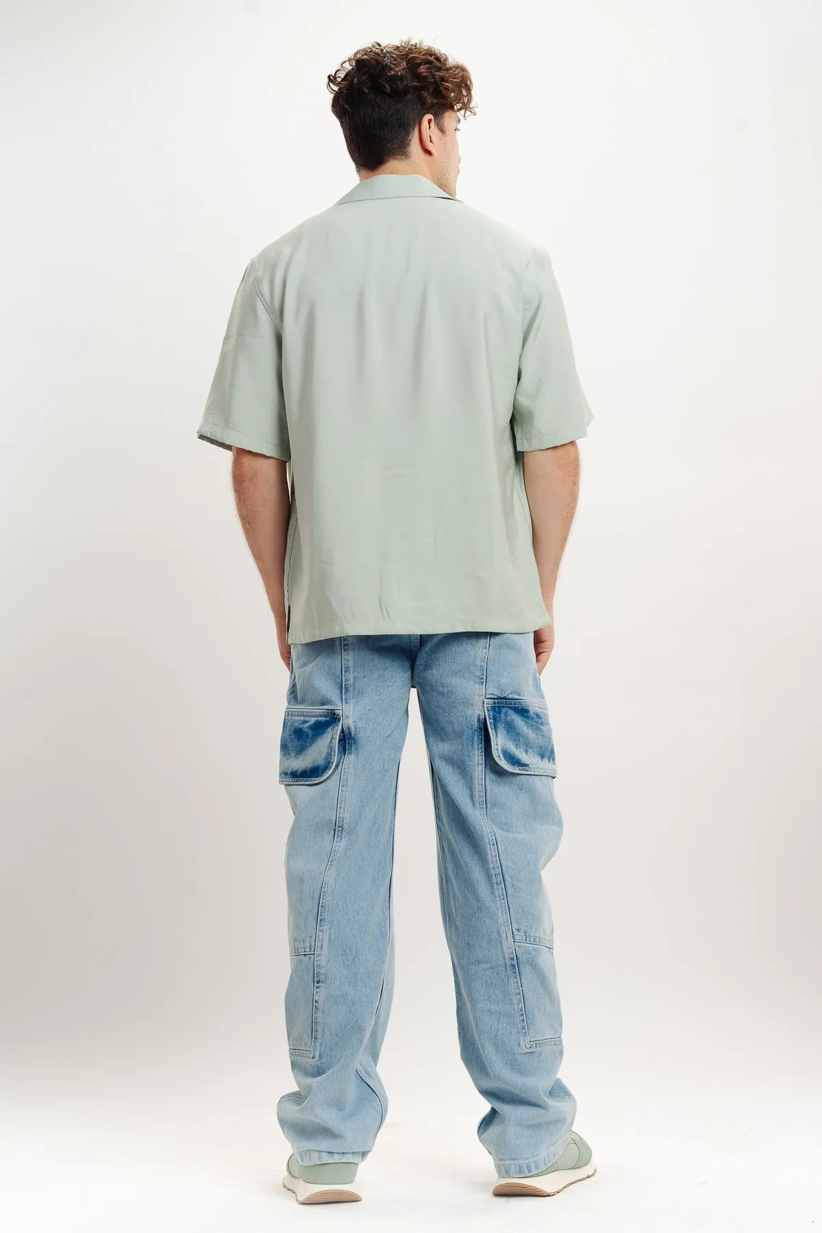 Men's Light Blue Relaxed Jeans