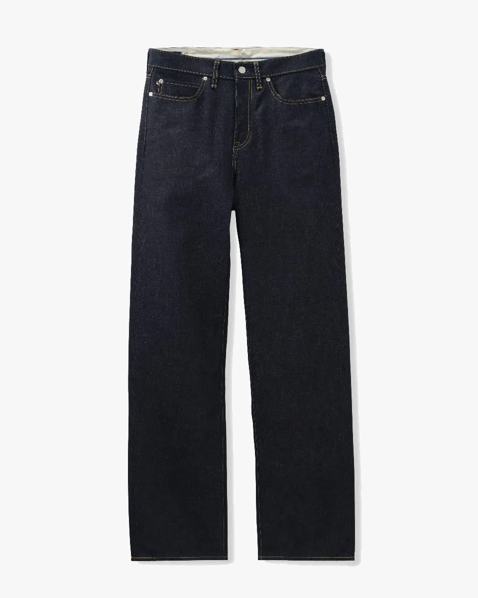 Momotaro Jeans #400 Standard Wide Fit Mens Jeans - 14.7oz Zimbabwe Cotton Selvedge Denim / Button