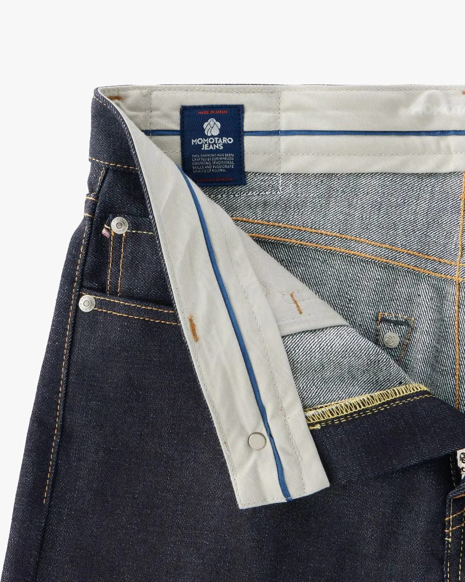 Momotaro Jeans #400 Standard Wide Fit Mens Jeans - 14.7oz Zimbabwe Cotton Selvedge Denim / Button