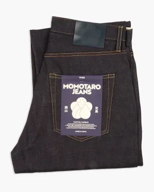 Momotaro Jeans #400 Standard Wide Fit Mens Jeans - 14.7oz Zimbabwe Cotton Selvedge Denim / Button