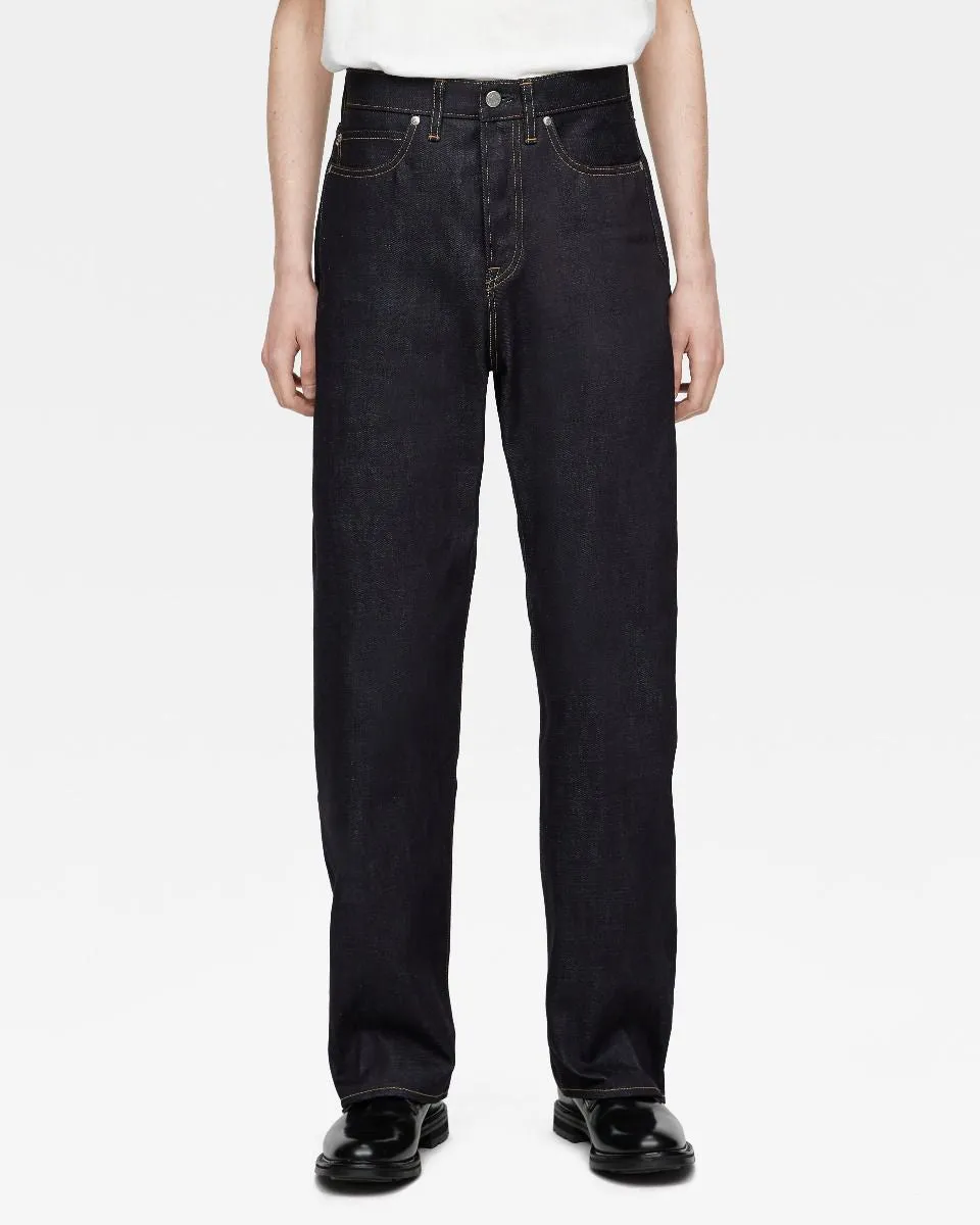 Momotaro Jeans #400 Standard Wide Fit Mens Jeans - 14.7oz Zimbabwe Cotton Selvedge Denim / Button