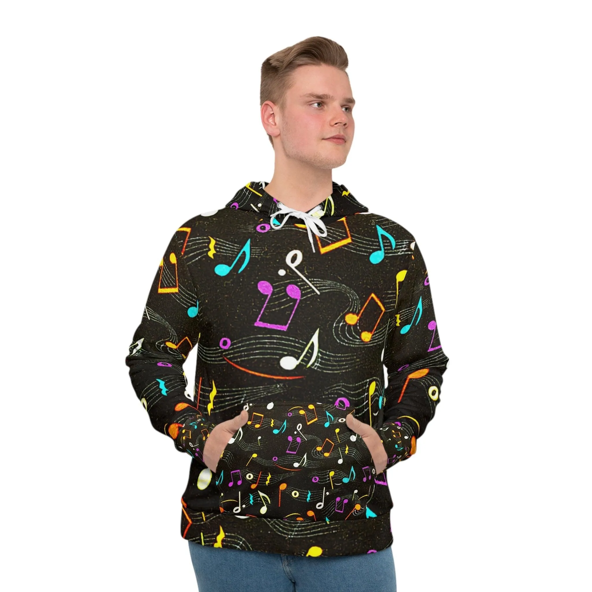 Musical Notes Men's Hoodie