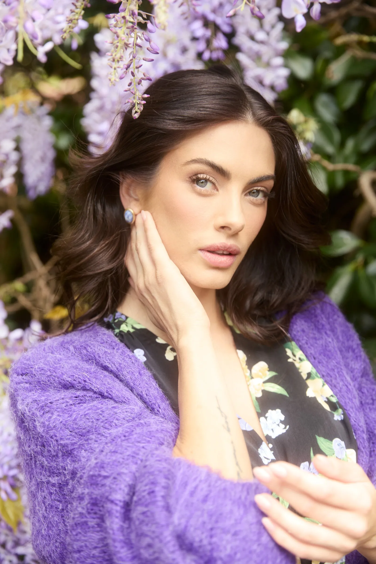 Pallas Cardigan - Violet