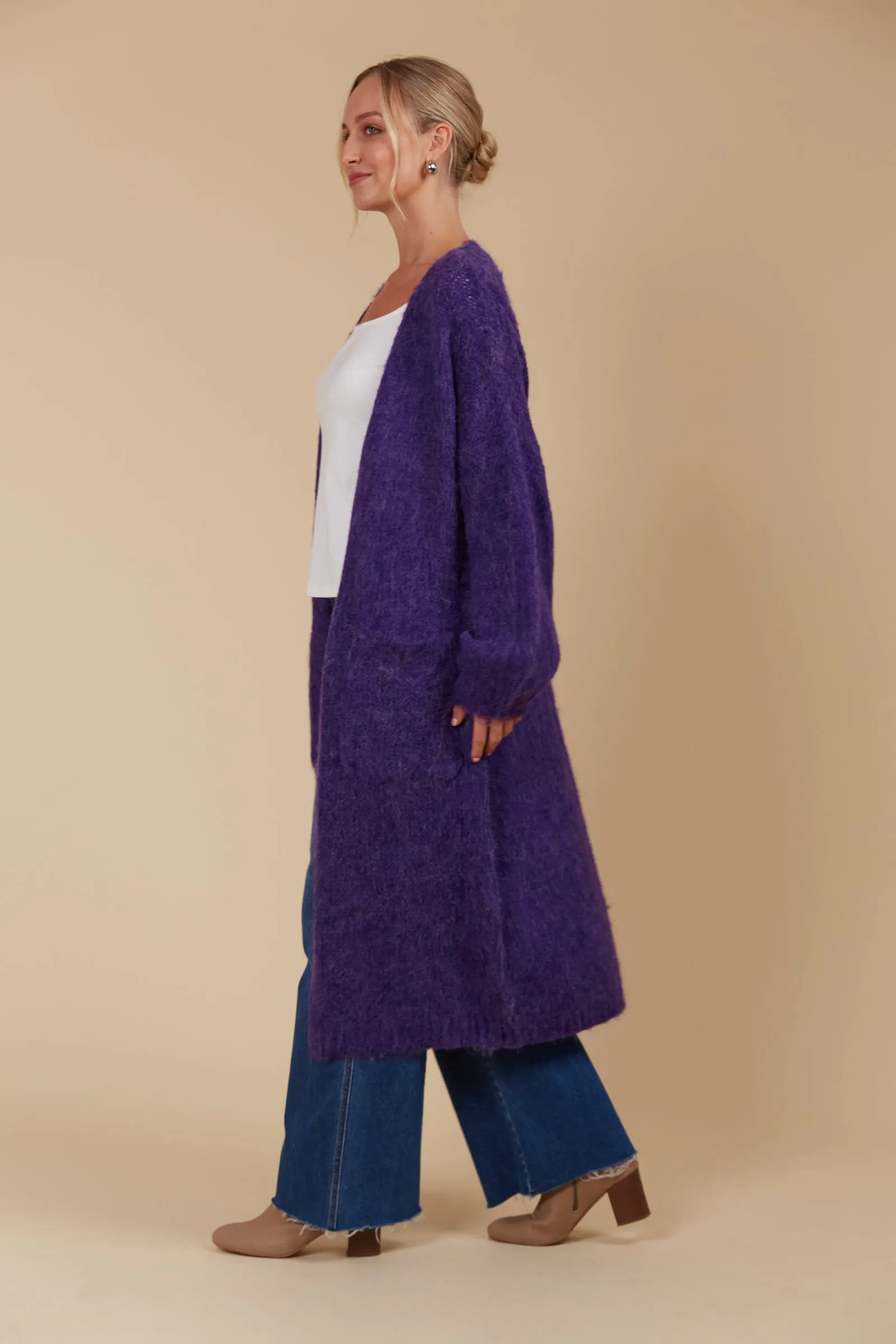 Pallas Cardigan - Violet