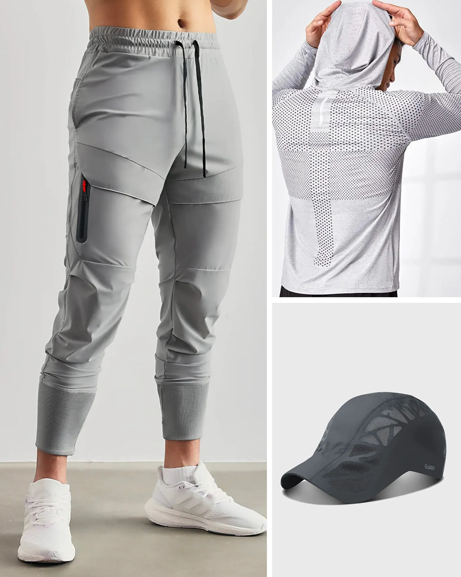 Performance Bestseller Look Hoodie Cap Jogger 3 Pcs