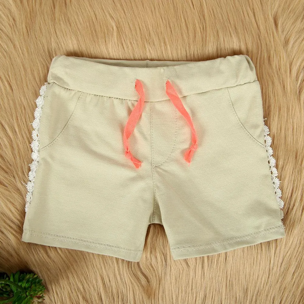 Premium Quality Organic Lightweight Terry Short For Girls