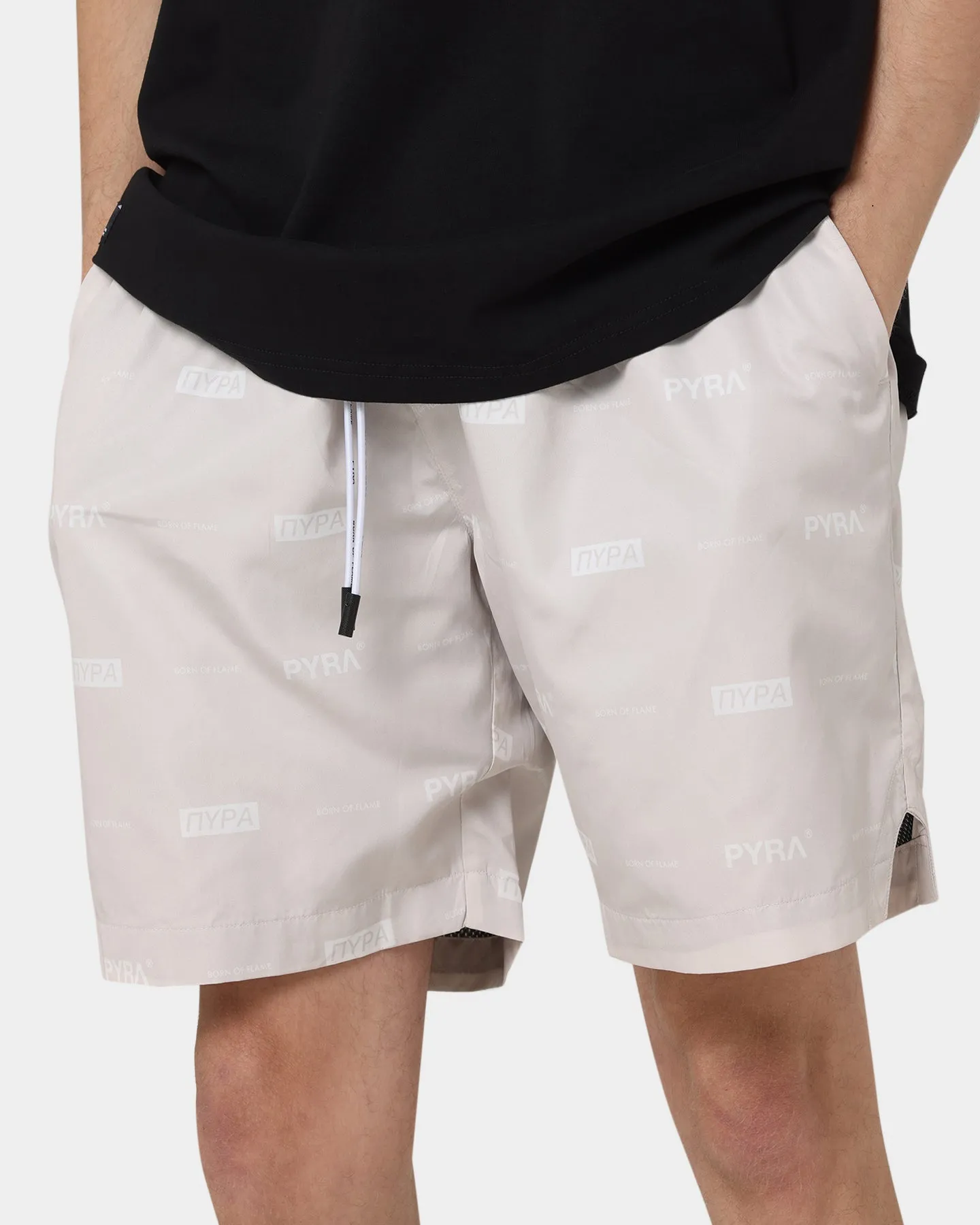 PYRA Parachute Shorts Oyster
