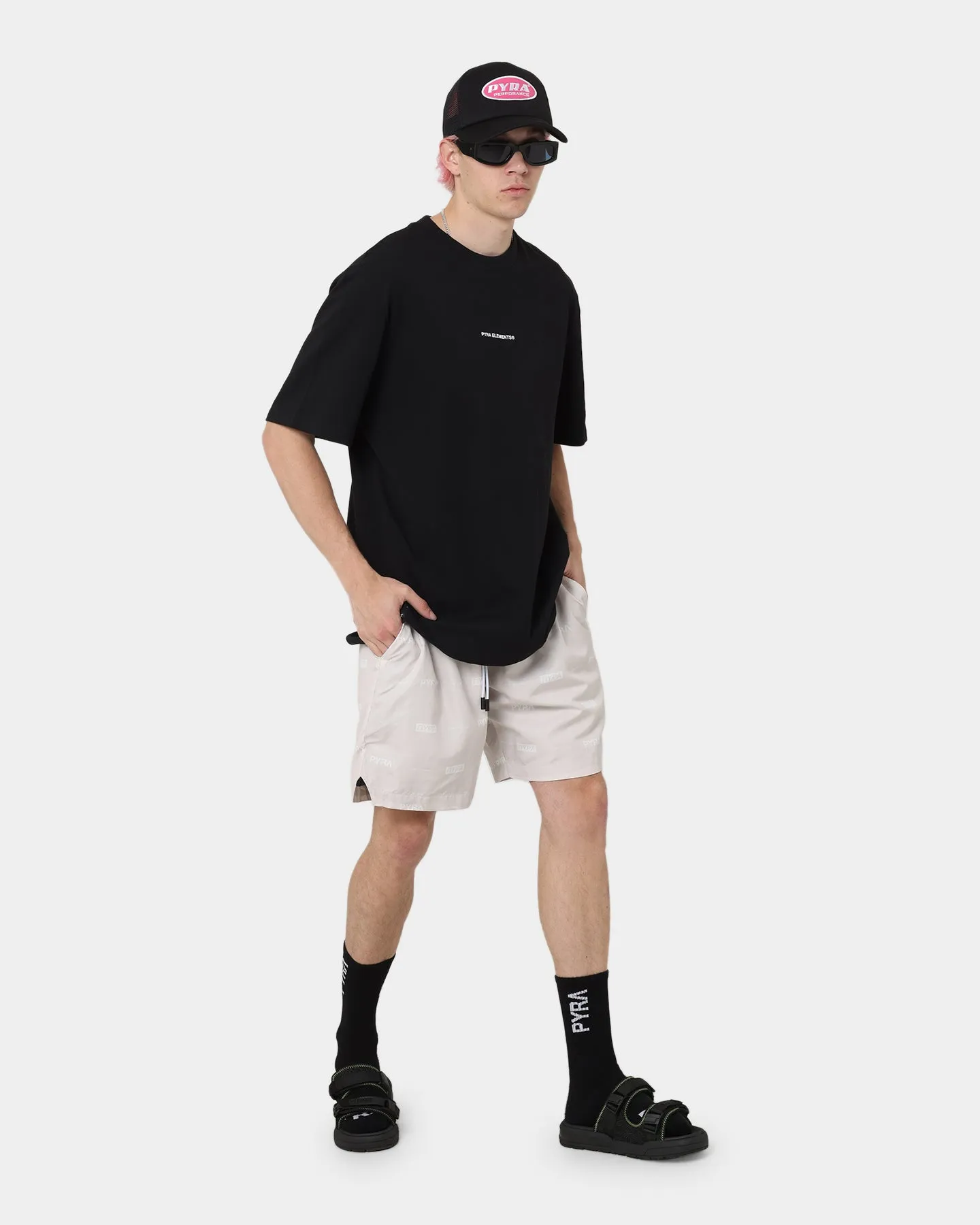 PYRA Parachute Shorts Oyster