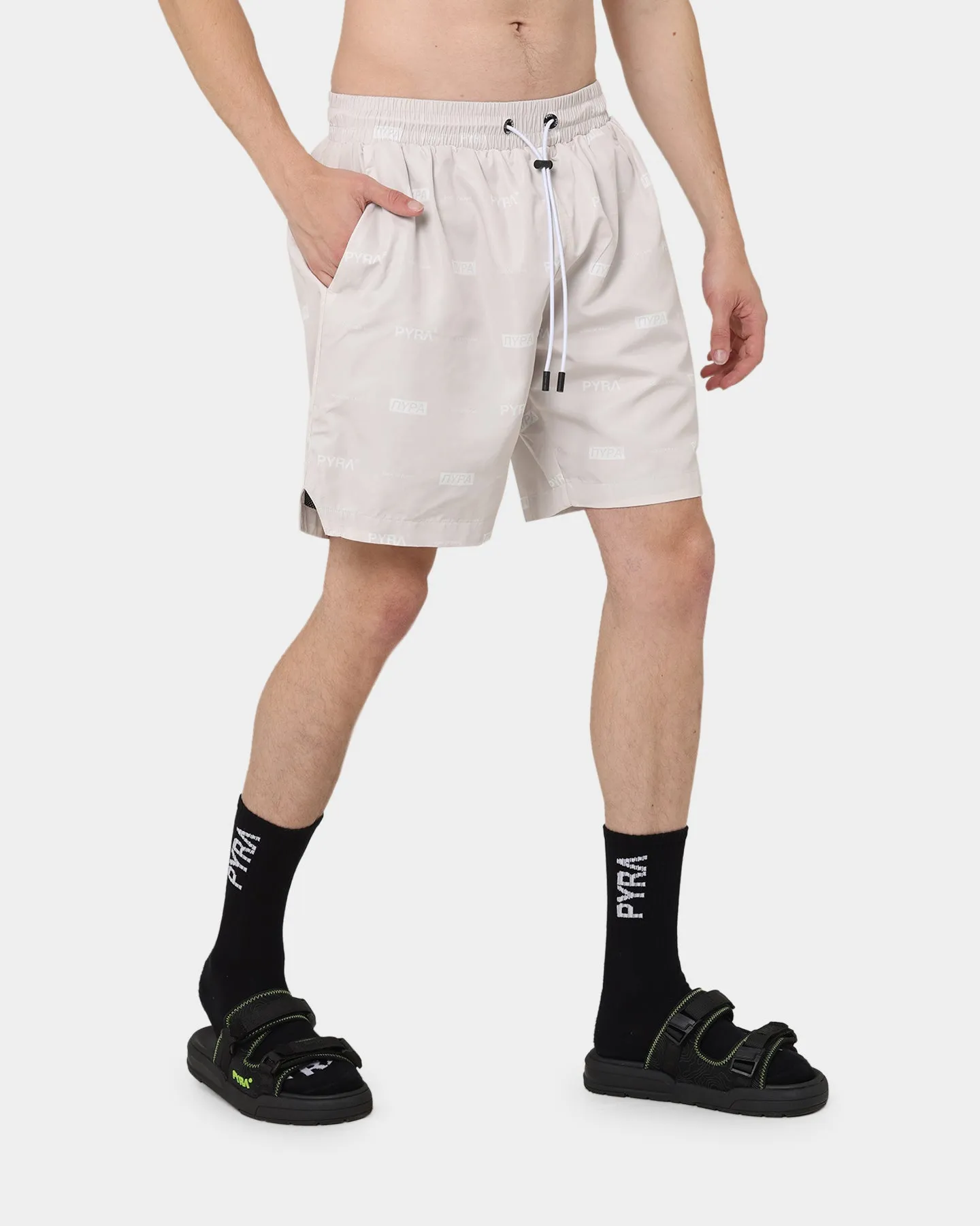 PYRA Parachute Shorts Oyster
