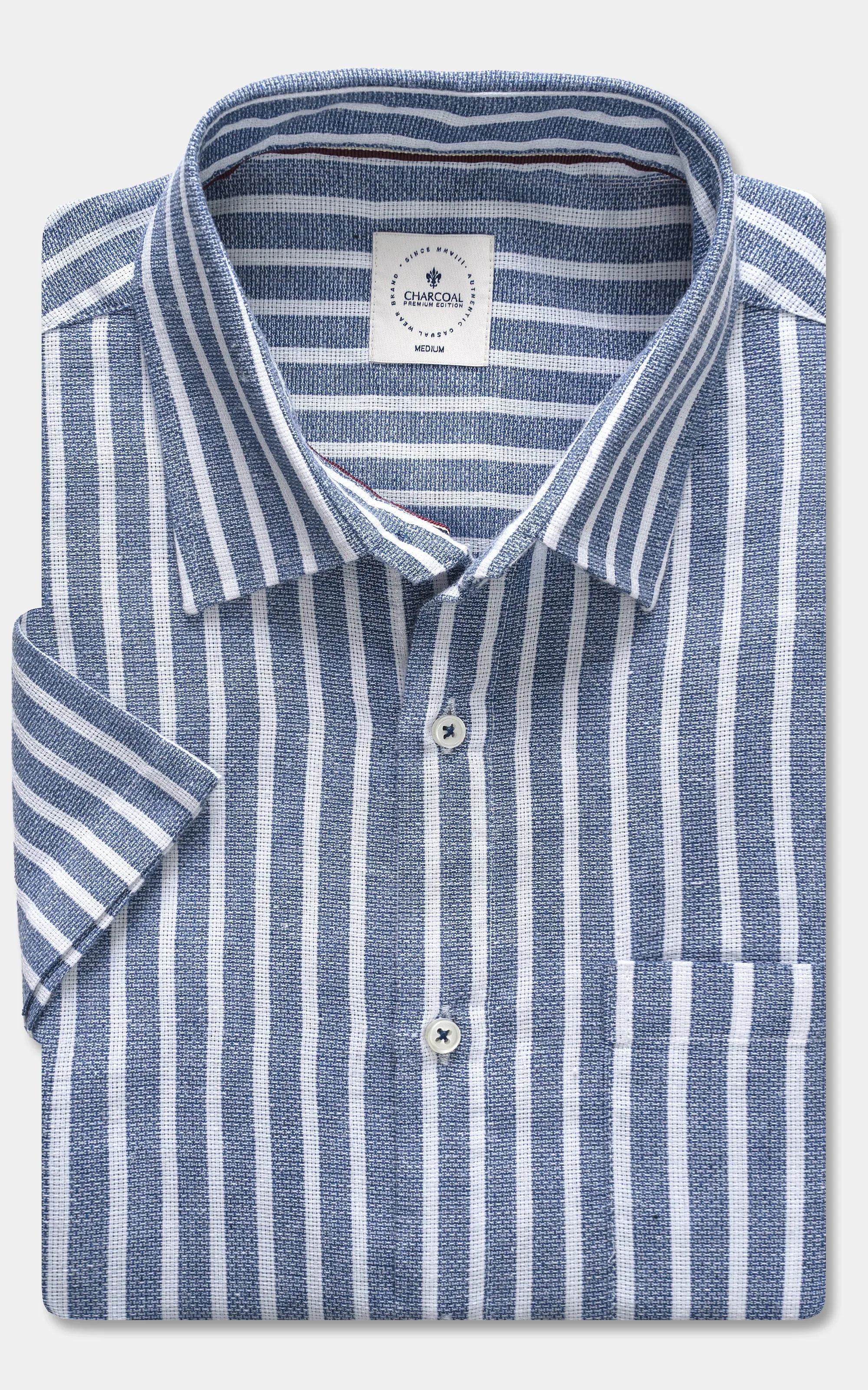 REGULAR  COLLAR SHIRT BLUE