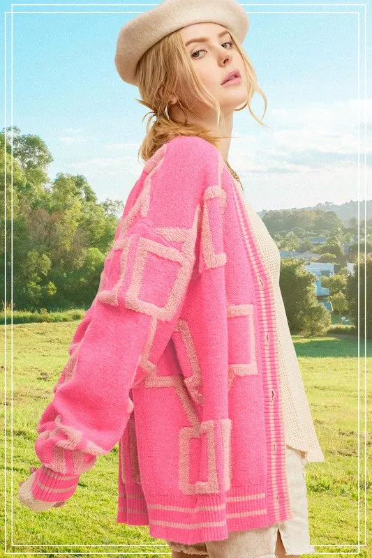 Reina Gold Button Cardigan