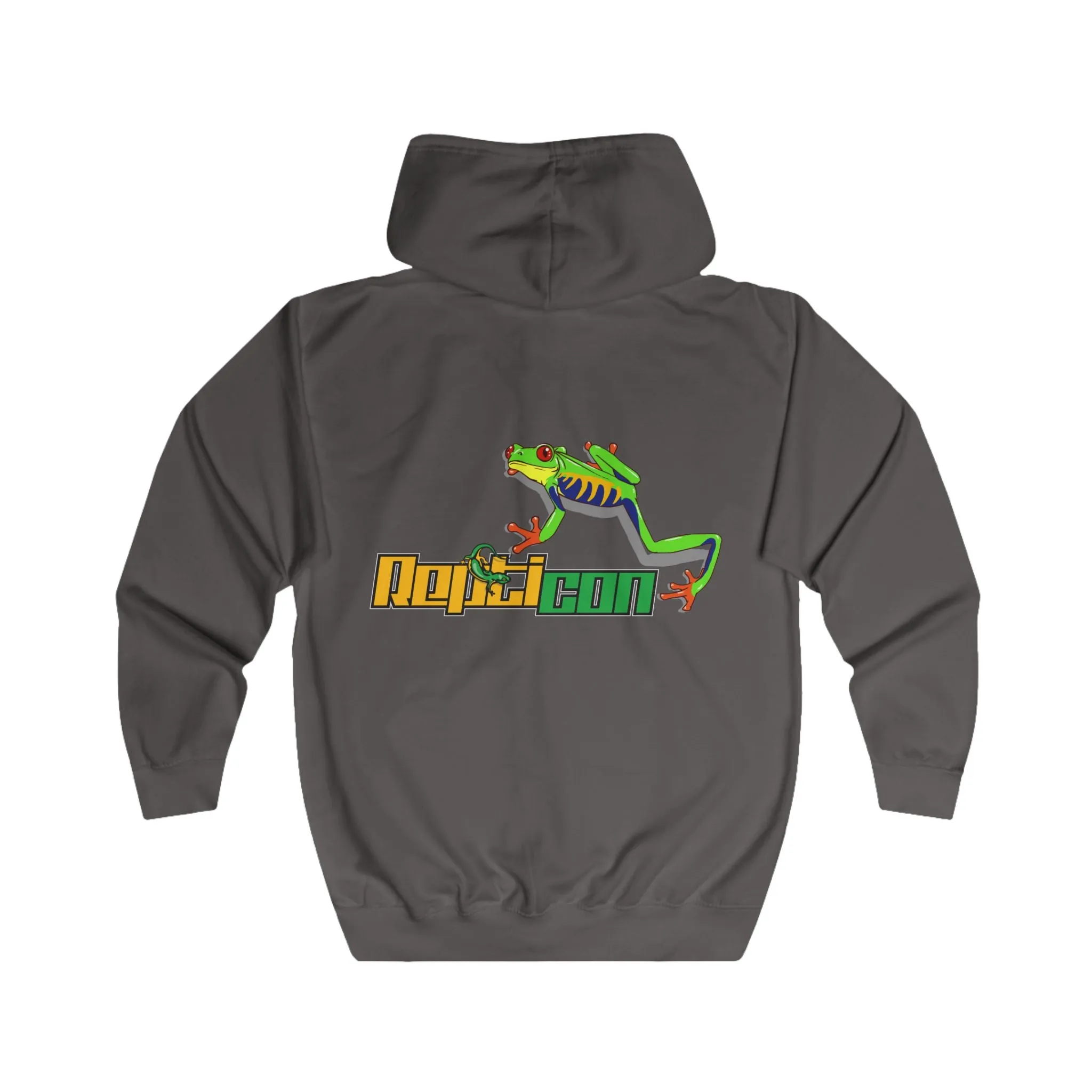 Repticon Unisex Full Zip Hoodie w/ Red-Eyed Tree Frog