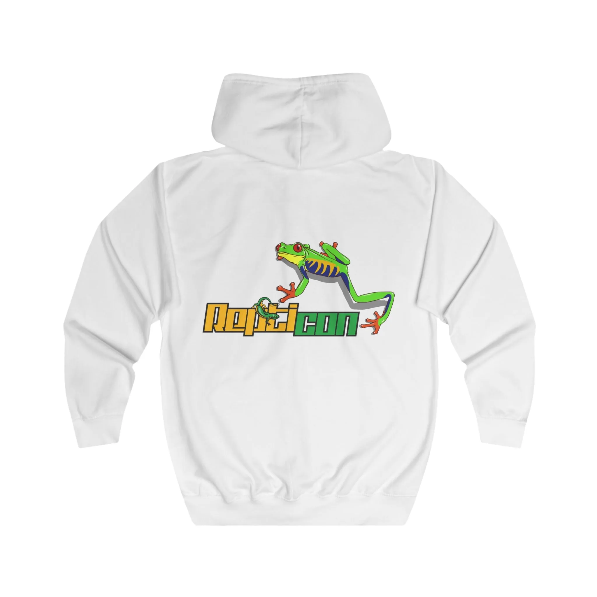 Repticon Unisex Full Zip Hoodie w/ Red-Eyed Tree Frog