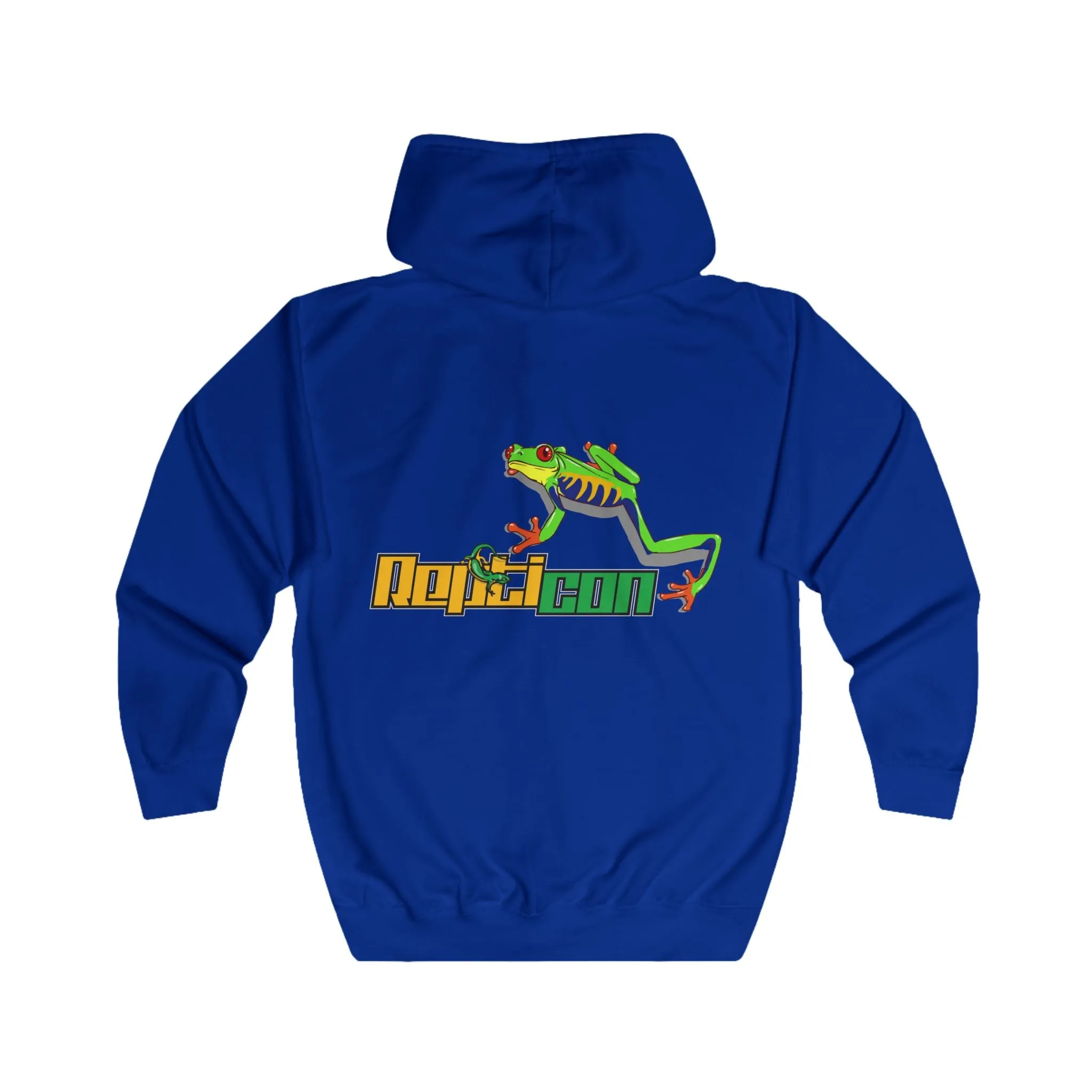 Repticon Unisex Full Zip Hoodie w/ Red-Eyed Tree Frog