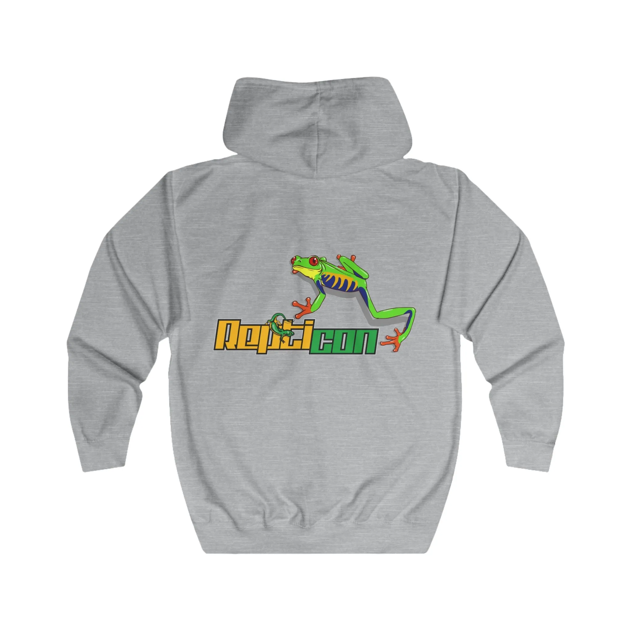 Repticon Unisex Full Zip Hoodie w/ Red-Eyed Tree Frog