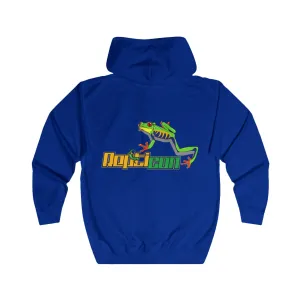 Repticon Unisex Full Zip Hoodie w/ Red-Eyed Tree Frog