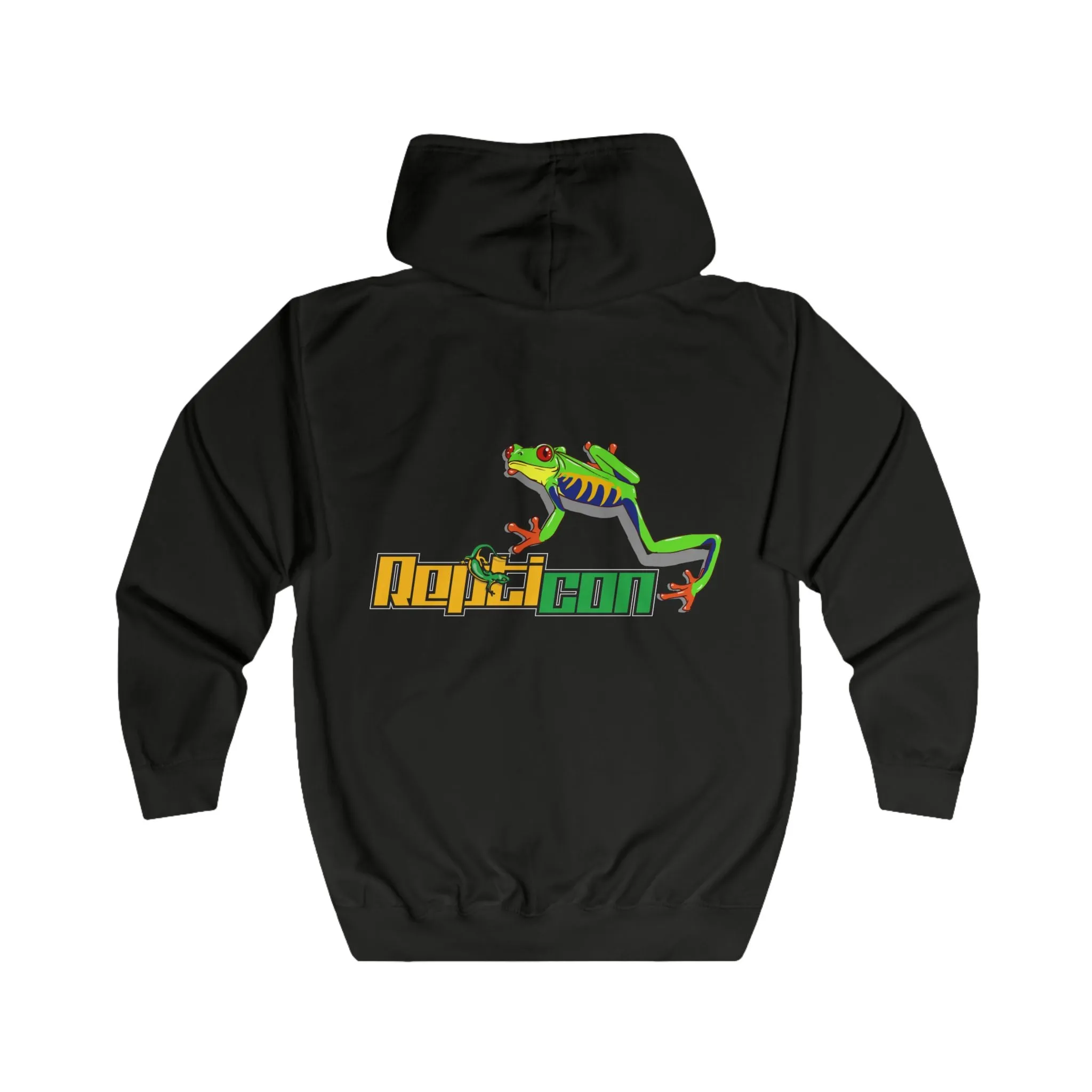 Repticon Unisex Full Zip Hoodie w/ Red-Eyed Tree Frog