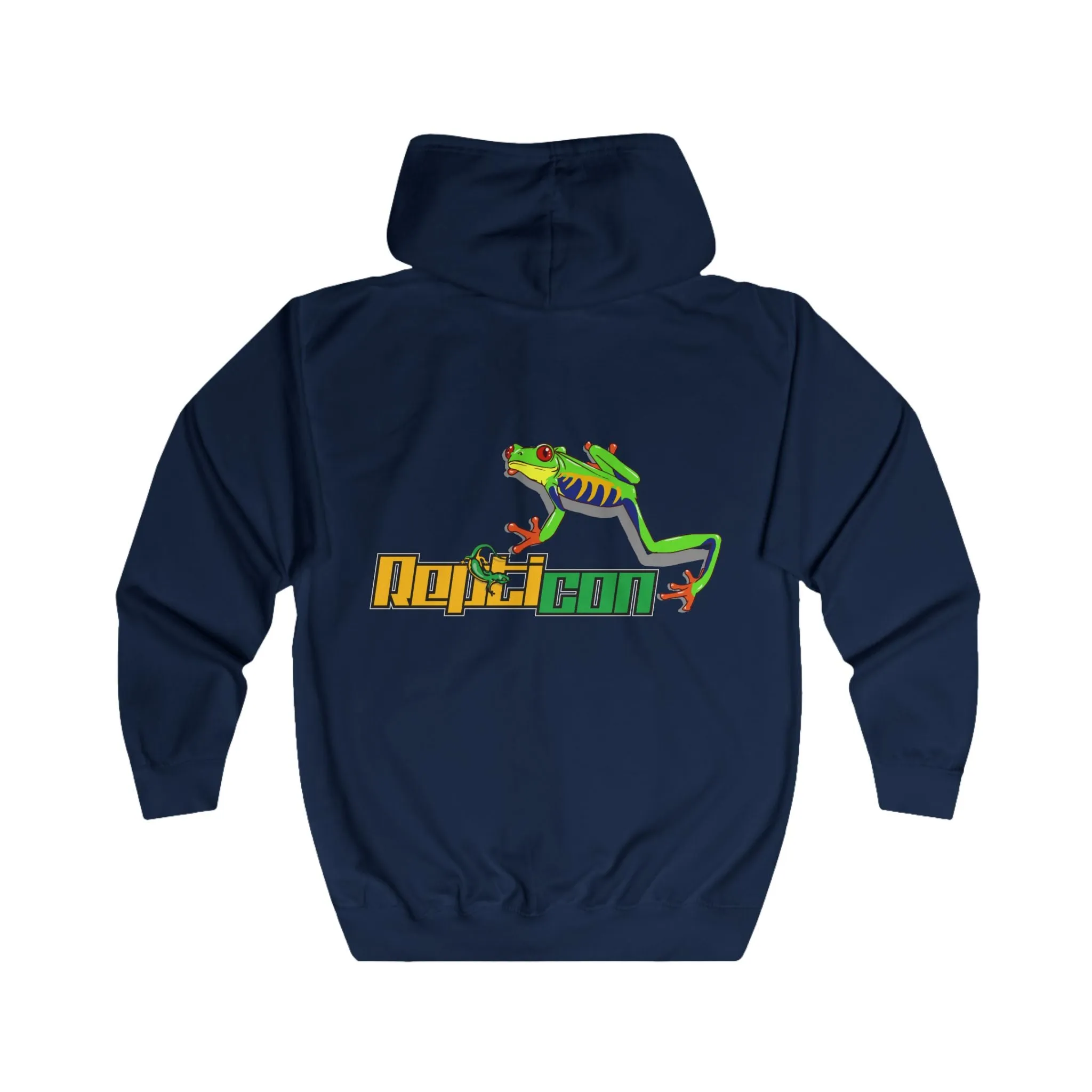 Repticon Unisex Full Zip Hoodie w/ Red-Eyed Tree Frog