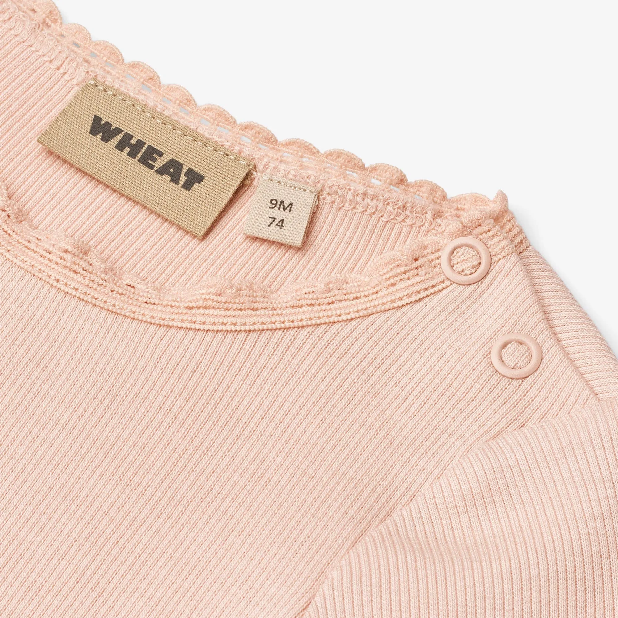 Rib T-shirt L/S Reese - powder