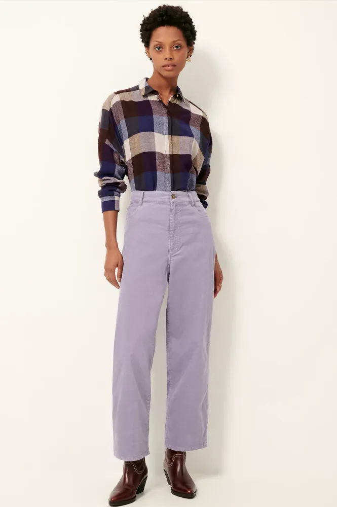 Sessn Velvet Cruise Lilasky Trousers